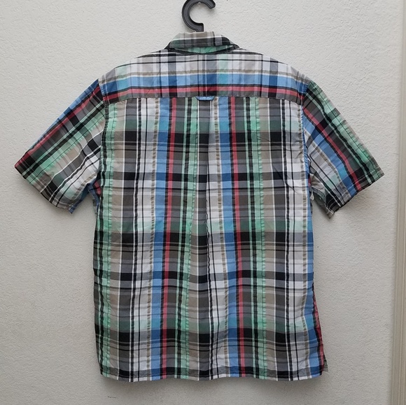 Chaps Plaid Button Down Collard Shirt - Picture 3 of 4